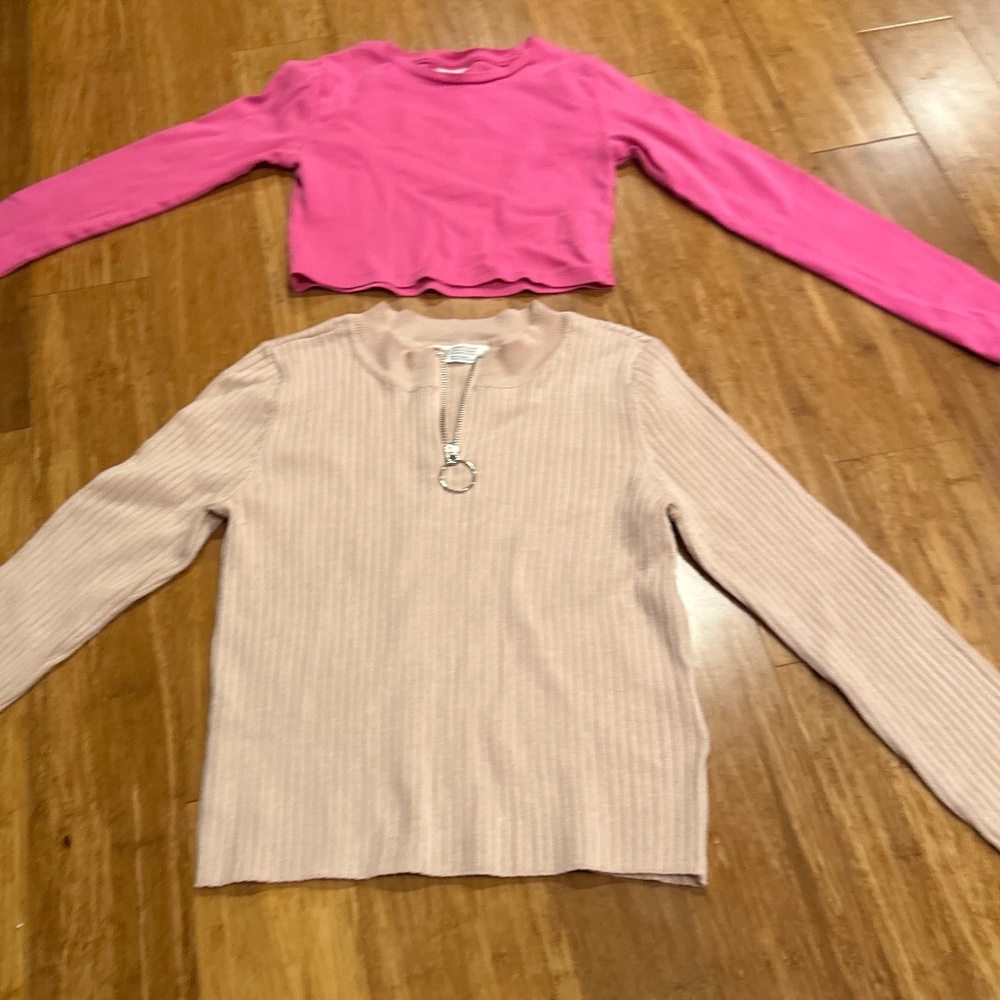 Bundle ZARA girls long sleeve tops